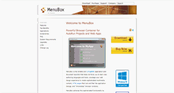 Desktop Screenshot of menubox.com